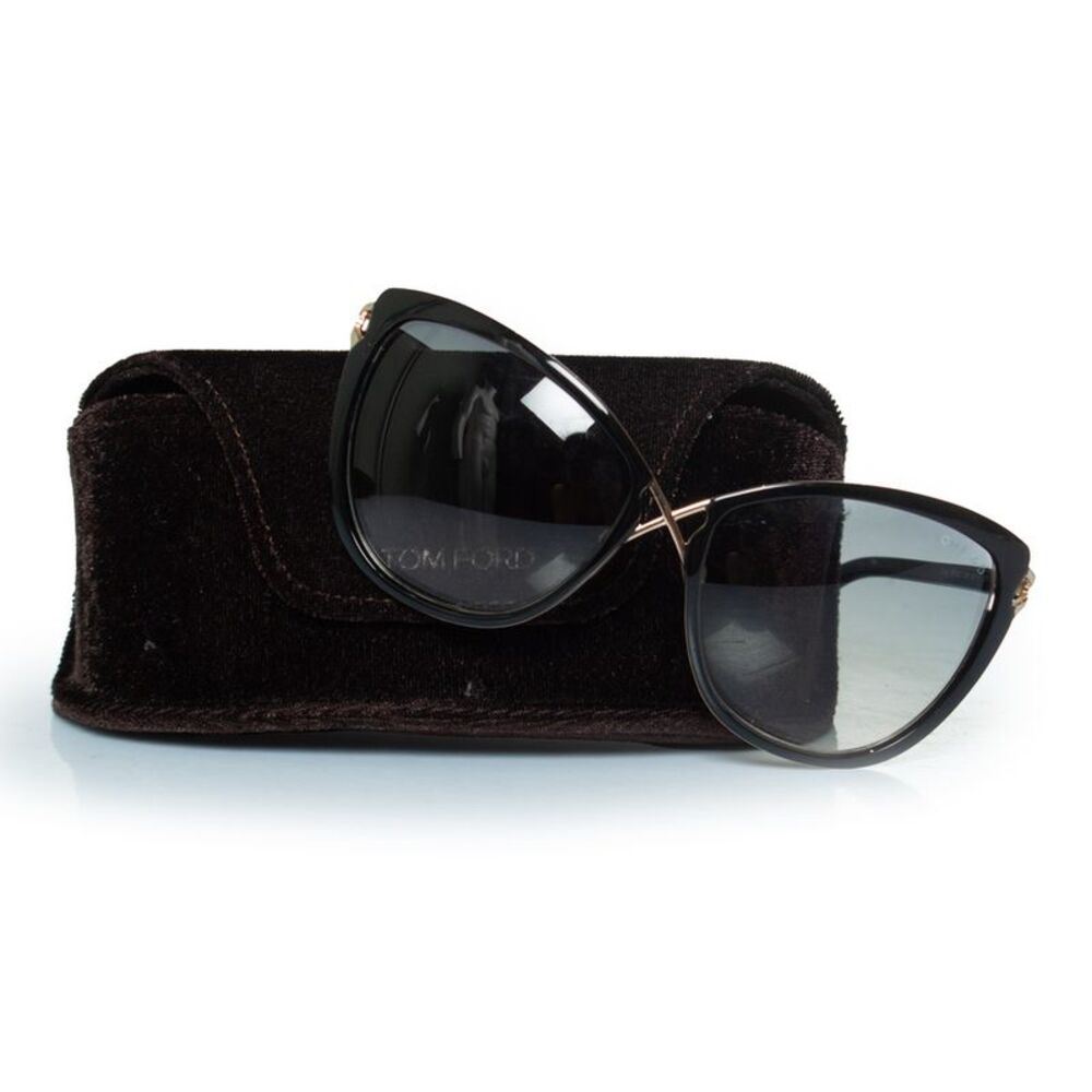 Tom Ford, butterfly Celia sunglasses in purple - Picture 3 of 8